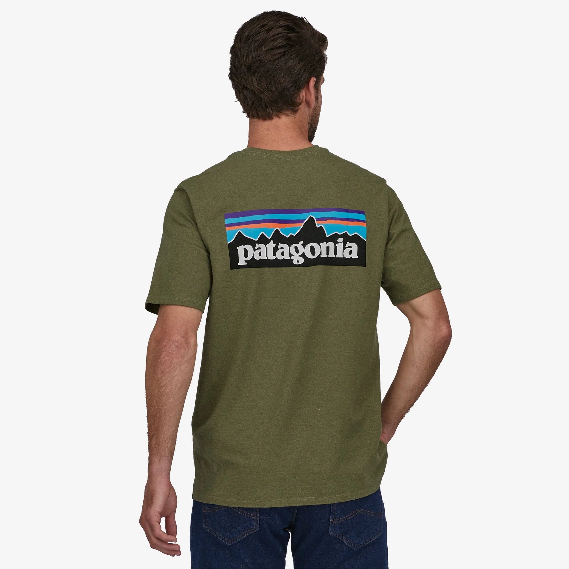Patagonia Men's P-6 Logo Responsibility-Te - Sportinglife Turangi